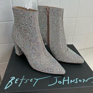 Women’s Betsey Johnson Rhinestone Boots